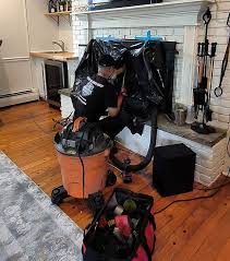 Chimney and fireplace maintenance detail
