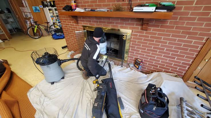 Creosote and chimney deposit cleaning