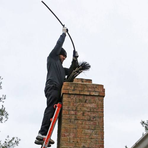 Chimney cap service detail